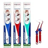 One Drop Only - 3er Pack Deutschlands meistverkaufter Zungenreiniger + 2 GRATIS Interdentalbürsten (Gr. S) / Zungenschaber schützt vor Mundgeruch und fördert das Geschmacksempfinden