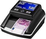 Banknotenprüfer & Geldzählmaschine 2in1 STANEW, Geldscheinprüfer für falsche Euro-, Pfund-, Dollarscheine, kompakt für jederzeit und überall