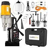 Magnetbohrmaschine Kernbohrmaschine Magnetbohreinheit Kernbohrgerät Magnetkernbohrsystem Kernbohrer WT23RE 1880W FI 50 MM Set4