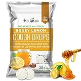 Herbion Naturals Hustentropfen mit Honig-Zitronen-Geschmack, zuckerfrei mit Stevia, Nahrungsergänzungsmittel, lindert Husten, für Erwachsene und Kinder ab 6 Jahren, 25 Tropfen, ohne künstliches Aroma