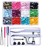 Seawhisper Kam Snaps Starterset von 360 Kam Snaps Druckknöpfe und Kam Snap Zange