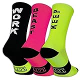 IRREVERENT Laufsocken - Kompressiv, Blasenverhindernd, Feuchtigkeitsableitend, Gepolstert - CrossFit, Fitnessstudio.