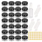 70 Stück döschen,döschen 5ml,döschen mit deckel,dosen für lippenbalsam döschen,kleine tiegel für lippenbalsam,mini cremedose leer,probenbehälter,cremedosen zum befüllen,salbendöschen,kosmetikdosen