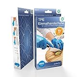 SF TPE Einmalhandschuhe, Größe L, 200 St./Box, Einweghandschuhe, Untersuchungshandschuhe, TPE Handschuhe, puderfrei, ohne Latex, unsteril, latexfrei, Lebensmittelhandschuhe