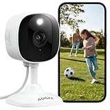 AOQEE 2K Überwachungskamera Aussen/Innen - Kamera Überwachung Aussen, WLAN Camera Indoor/Outdoor, Haustierkamera mit App IP65 Wasserdicht, Farbnachtsicht, SD/Cloud-Speicher, C1