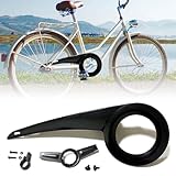 Kettenschutz Mountainbike, Fahrradkettenschutz, Rad Ketten Schutz Kettenkaste, Fahrrad Kettenschutz Kettenschaltung Kettenschutz Fahrrad für 32-38T Fahrradzubehör 48x18cm