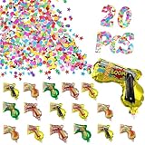 Konfettipistole, Konfettikanone, 20 Stück Konfetti Pistolen, Party Confetti Kanone, Konfetti Geburtstag Kanone, Konfetti Shooter, Konfettikanonen Set für Karneval, Hochzeit, Silvester, Halloween