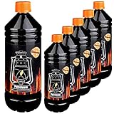 Petroleum für Petroleumheizung Petroleumofen Petroleumlampe Petroleumlampen Kamin Heizung Kerosin Reiniger Lampe Lampen Petrolium Auswahl Flameup, Menge:6 L