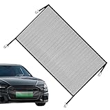 CAR GARDE – Ladungsnetz-Schutz für Van | Netz für Hundegitter für den Rücksitz und den Kofferraum | Automatische Sitzbarriere mit Seil und Haken für