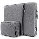 15,6 Zoll Laptoptasche Laptophülle,ZYB Sleeve Wasserdicht Hülle Laptop Tasche 15.6 für 15 Zoll Notebook Lenovo Thinkpad Ideapad HP Acer Dell Surface Laptop,2023-2019 MacBook PRO 16 M3 M2 M1-Grau