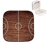 Schmuckkästchen aus PU-Leder, klein, für Reisen, Dunkelbraun