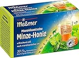 Meßmer Ländertee | Marokkanische Minze-Honig Tee | 20 Teebeutel | Glutenfrei | Laktosefrei