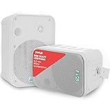 Pyle Lautsprecher, Box, Musikbox, Lautsprecher Boxen, Soundbox, speaker, Loudspeaker, Wetterfeste 16,5cm Musikboxen, Wand-/Deckenmontage, Musik für Pool, Party, Außen/Innenbereich