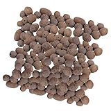 Sewroro Blähton 1 Kg Packung Wasserspeichernder Keramik Tonkiesel 0,5 1cm Atmungsaktives Drainage Granulat für Hydrokultur und Gartenpflege