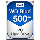 Western Digital WD Blue 500GB SATA 6GB/S HDD Internal 8, 9cm 3, 5Zoll Serial ATA 32MB Cache 7200 RPM ROHS Compliant Bulk