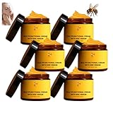 Bienengift-Hautpflegecreme, Faltenreduzierende und straffende Tagescreme mit Hyaluronsäure, nährt & festigt die Haut intensiv, aufhellend, natürliche Feuchtigkeitspflege für alle Hauttypen (6PCS)