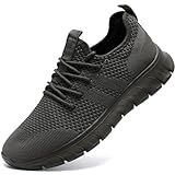 Damyuan Sportschuhe Herren Schuhe Sneaker Laufschuhe Turnschuhe Wanderschuhe Tennisschuhe atmungsaktiv leichte Gymnastikschuhe Freizeit straßenlaufschuhe Grau 44