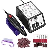 SPTHTHHPY Elektrische Nagelfräser, Professionell Elektrisch Nagelfeile Fräser Maniküre Pediküre set für Acryl Gele Kallus 20000 u/Min Nagelstudio Persönliche DIY-Maniküre