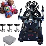 Elektrisches Spinnrad mit einstellbarer Geschwindigkeit und Fußregler zum Basteln von Garnweben und Vorgarnverarbeitung