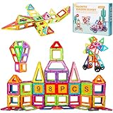 Assark 98pcs Magnetische Bausteine, Castle Magnetblöcke Konstruktion Bauen Blöcke Set für Kinder Spielzeug für 3 4 5 6 7 8 Jahre Alte, Lernspielzeug für Mädchen Jungen Geschenk