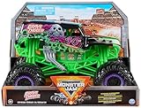Monster Jam, Grave Digger Monster Truck, detailreiches Metall-Spritzguss-Fahrzeug zum Spielen und Sammeln im Maßstab 1:24, klassisches Farb-Schema, Spielzeug für Kinder ab 3 Jahren