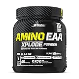 OLIMP- Amino EAA Xplode Powder. Nahrungsergänzungsmittel mit exogenen Aminosäuren, angereichert mit verzweigtkettigen Aminosäuren (BCAA) und Vitaminen der B-Gruppe. Geschmack: Orange (520 g)