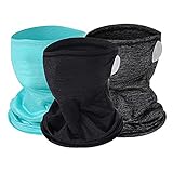 WETPET 3 STÜCKE Bandana EIS Seiden Schal Radfahren Schal Hals Manschette Wandern Sturm Haube Magisches Kopf Tuch für MäNner Frauen Radfahren