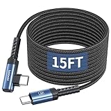 toocki USB C Kabel 60W, 4.5M USB C auf USBC Schnellladekabel PD 3.0, Nylon Ladekabel für iPhone 17/iPhone 16 Pro max Samsung Galaxy S24 S23 S22 Note 20 MacBook Pixel