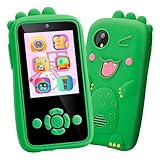 Kinder Handy, 2.4”Display Kinderkamera, Spielzeug-Handy mit Kamera, Musik und Spielfunktionen, Pretend Smartphone mit 32GB Karte, Handy Geschenke und Geburtstagsgeschenk für ab 3 Jahre Mädchen Jungen