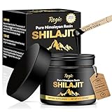 Shilajit Original Himalaya mit Honig – Reines Himalaya Harz mit 75% Fulvosäure & 85+ Mineralien, Natürlich Hochdosiert & Ohne Zusatzstoffe, Für Männer & Frauen, Energie, Fokus & Vitalität (Honig)