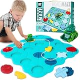 AUAUY Kinderspielzeug Brettspiele, Logischer Straßenbauer Kinderlogikspielzeuge, Labyrinth Puzzle Logikspiel, Montessori Spielzeug Geburtstagsgeschenk für Jungen Mädchen im Alter von 4+ Jahren