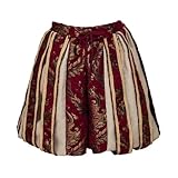 Willyacos Elizabethanische Tudor-Hose für Herren, Renaissance-Kostüm, Tudor-Reithose, Kürbishose (Rotgold, XL)