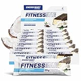 Energybody Fitness Bar „Kokos“ 24x 35 g / Energie-Riegel mit Proteinen & Kohlenhydraten / energiespendender Fitness-Riegel als Sport Riegel / Power Riegel für zwischendurch