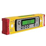 STABILA Digitale Wasserwaage TECH 196 DL, 23 cm, wasser- und staubdicht nach IP 67, 2 Digital-Displays, kalibrationsfrei, Anzeige-Modi: °,%, mm/m, in/ft, Tasche