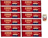 Barilla Al Bronzo Spaghetti N.305 12x500g – 6 kg Vorratspack, extraraue Bronze-Textur für maximalen Saucenhalt, al dente in 11 Min., 100% Hartweizengrieß – aus Italien + Italian Gourmet polpa