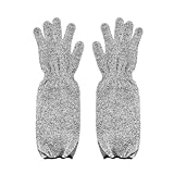 Schnittschutzhandschuhe, Schutzhandschuhe, Schnittschuhe, schnittfeste Handschuhe, Farming Safety Gear, Gardening Protective Gloves, Multifunctional Safety Sleeves, Long Safety Gloves, Protective
