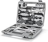 ROCKBROS Fahrrad Reparatur Werkzeug Set 44 in 1 Praktisch Werkzeugset Reparaturset mit Aufbewahrungskoffer Reparaturwerkzeug für MTB BMX Rennrad