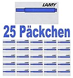 Lamy T10 Tintenpatronen blau (25 Päckchen mit je 5 Patronen) 125 Patronen