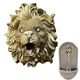 Brunnen Outdoor | Wand Wasserfall Brunnen | Brunnenauslauf Form, ideal für Innen- und Außenräume, verleiht Gärten, Terrassen und Innenräumen Touch