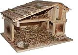 Weihnachtskrippe als Bausatz inkl. Dekomaterial und Anleitung, DIY Krippe zum Selberbauen, Einzelteile bereits vorgefertigt *Handgemacht in Bayern*