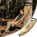 Baumständer Sitz - Niedrige Höhenverstellbare Stützstühle - Outdoor Hängesessel | Für Kinder Terrasse Innenbereich Erwachsene Außen Camping Outdoor (Khaki)