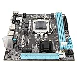 Elprico Micro-ATX-Motherboard DDR3-Motherboard mit LGA 1155-Steckplatz M.2 NVMe NGFF 100 Mbit/s LAN Micro-ATX-Motherboard für LGA1155-Sockel I3 I5 I7