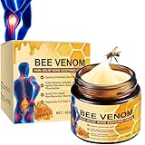 Bienengiftsalbe & Bee Venom Cream Relief für Joint Discomfort, Bee Cream & Schmerzgel for Multiple Body Areas, Schmerzsalbe & Massagegel mit Bee Venom, Gelenkschmerzen für Körperpflege Portable 60g