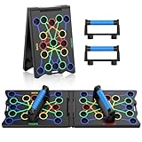 Faltbares Liegestützbrett, 24-in-1 Multifunktions-Heimtrainingsgerät, Fettverbrennungs- und Krafttrainingsgerät für effektives Training der Oberkörpermuskulatur (Schultern, Brust, Rücken und Trizeps)