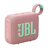 JBL Go 4 - Pink – Tragbare Bluetooth-Lautsprecher-Box mit JBL Pro Sound, tiefem Bass und Playtime-Boost-Funktion – Wasserfest und staubfest – 7 h Laufzeit