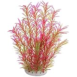 LAIYOHO 1 Stück Künstliche Teichpflanzen & Aquarium-Pflanzen - Realistische Künstliche Wasserpflanzen aus Kunststoff für Fischteich & Aquarien, Aquarium Dekoration