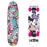 Seven Polska (Holz) Skateboard Minnie Mouse 61x15x8/10cm (9935) bunt Einheitsgröße
