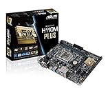 Asus H110M-Plus Mainboard Sockel 1151 (µATX, Intel H110, 2x DDR4 Speicher, 4x SATA 6Gb/s, 2x USB 3.1, 2x USB 3.0, 2x USB 2.0, PCIe 3.0)