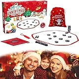 Magnetisches Schachspiel, Schachbrett Magnetisch, Intellektuelles Schachbrett, Puzzle Checkers Spiel-Reisen Schach Magnetisch, Tisch-Magnetspiel für Familientreffen/Weihnachten