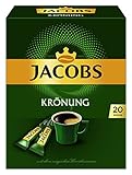Jacobs löslicher Kaffee Krönung, 160 Instant Kaffee Sticks, 8er Pack, 8 x 20 Getränke